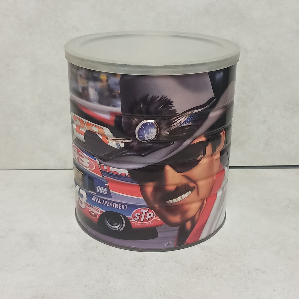 Vintage 1994 Maxwell House Richard Petty Coffee Can Tin w/ Lid